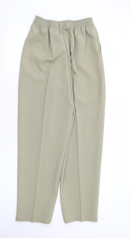 Womens UK Size 24 in Preworn Regular Fit  Green Trousers