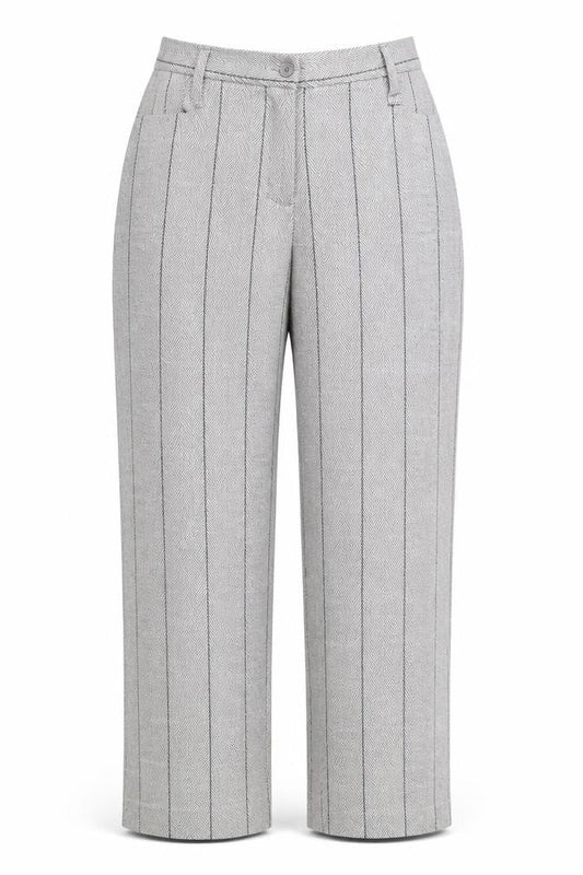 Womens UK Size 14 Cotton Traders Regular Fit  Grey Trousers