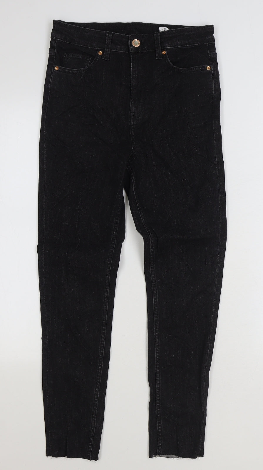 Womens UK Size 10 Marks and Spencer Regular Fit Skinny Black Jeans