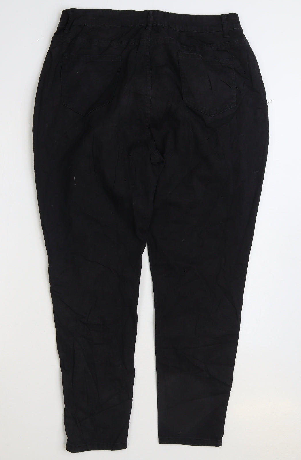 SheIn Womens Black Cotton Skinny Jeans Size 34 in L26 in Regular Zip