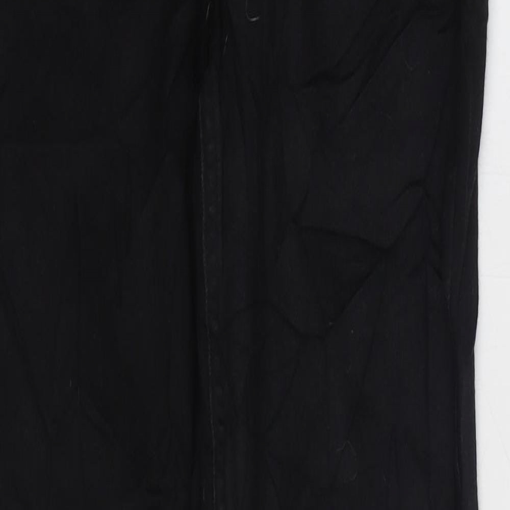 Denim & Co. Womens Black Cotton Skinny Jeans Size 10 L28 in Regular Zip