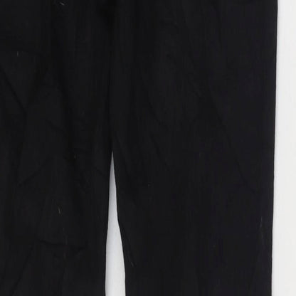 Denim & Co. Womens Black Cotton Skinny Jeans Size 10 L28 in Regular Zip