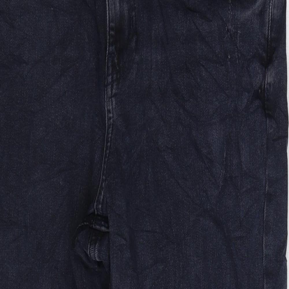 Womens UK Size 14 Marks and Spencer Regular Fit Mom Blue Jeans
