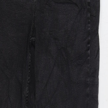 Womens UK Size M Pieces Regular Fit Skinny Black Jeans