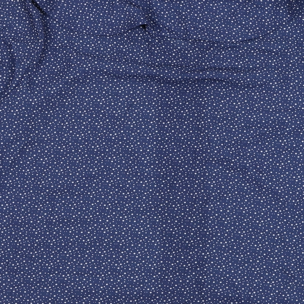 Womens UK Size 14 Kaleidoscope Blue Basic Blouse
