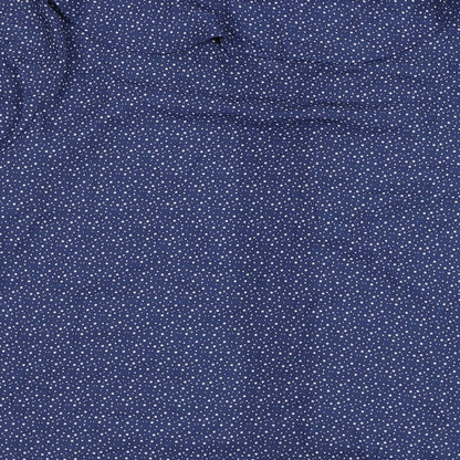 Womens UK Size 14 Kaleidoscope Blue Basic Blouse