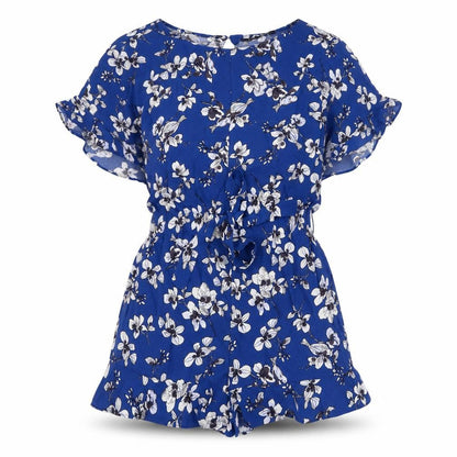 Womens UK Size 6 French Connection One-Piece Blue Playsuit
