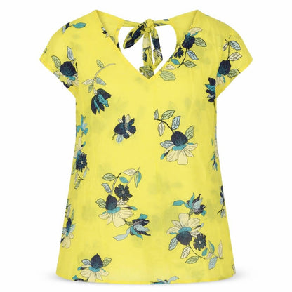 Womens UK Size M EDC Yellow Basic Blouse