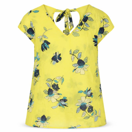 Womens UK Size M EDC Yellow Basic Blouse