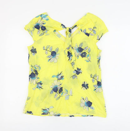 Womens UK Size M EDC Yellow Basic Blouse