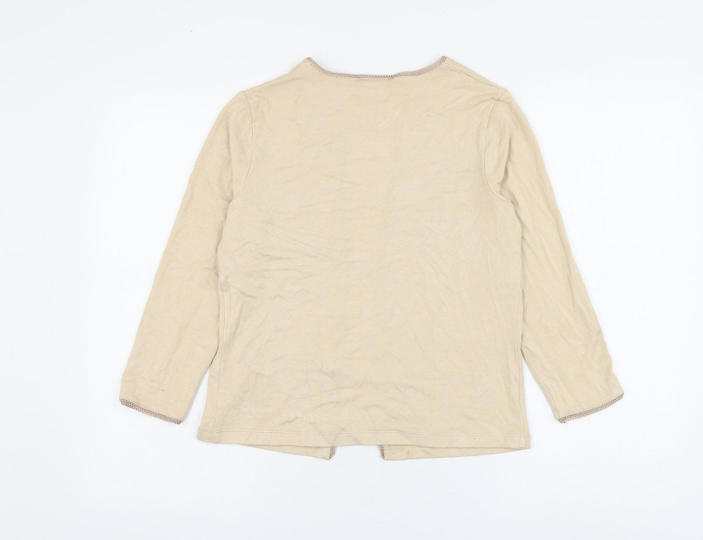Womens UK Size 12 NEXT Beige Cardigan Jumper