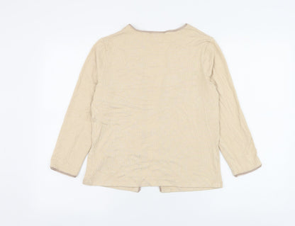 Womens UK Size 12 NEXT Beige Cardigan Jumper