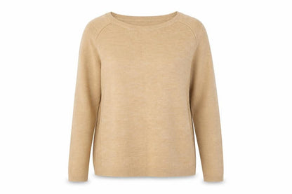 Womens UK Size 16 Marks and Spencer Beige Pullover Jumper