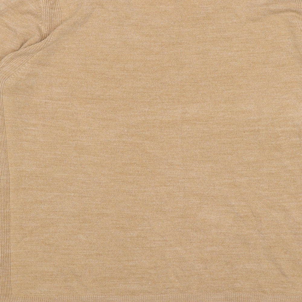 Womens UK Size 16 Marks and Spencer Beige Pullover Jumper
