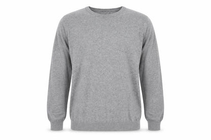 Mens UK Size L Nutmeg Grey Pullover Jumper