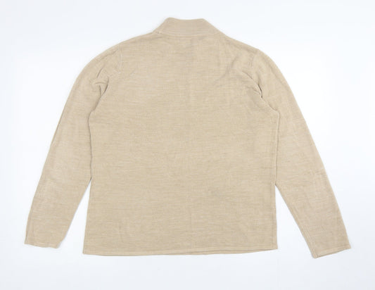 Womens UK Size M Bonmarche Beige Pullover Jumper