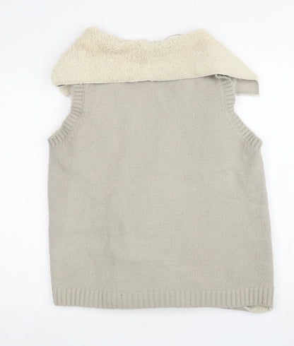 Womens UK Size M Atmosphere Grey Gilet