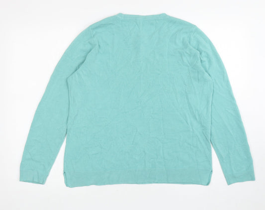 Womens UK Size 16 Bonmarché Blue Pullover Jumper