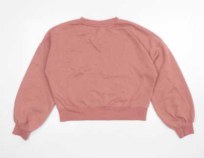 Primark Womens Pink Polyester Pullover Sweatshirt Size S Pullover - Minnie Mouse