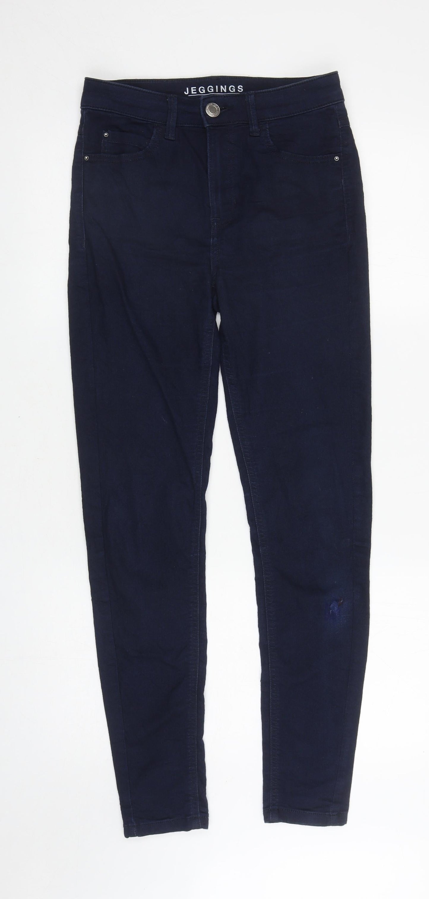 Womens UK Size 8 Marks and Spencer Regular Fit Jegging Blue Jeans