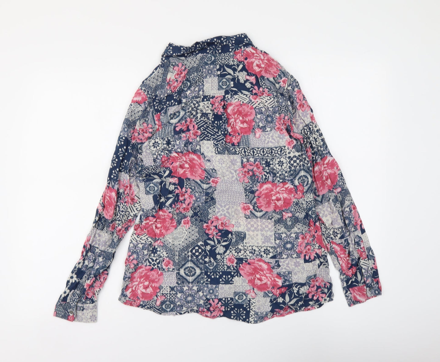 Womens UK Size 8 Monsoon Multicoloured Basic Button-Up