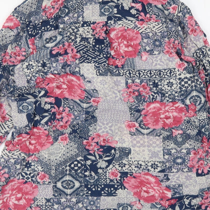 Womens UK Size 8 Monsoon Multicoloured Basic Button-Up