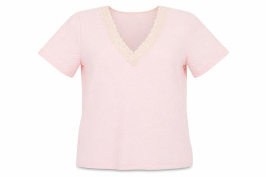 Womens UK Size 14 Berkertex Pink Basic T-Shirt