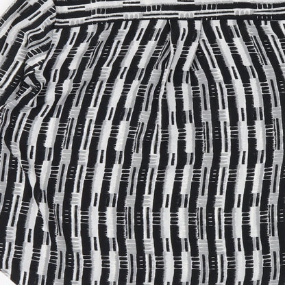 Womens UK Size 6 NEXT Black Basic Button-Up