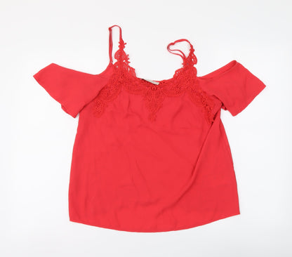 Womens UK Size 12 Oasis Red Camisole Tank