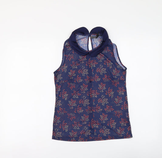 Womens UK Size 10 Atmosphere Blue Basic Tank