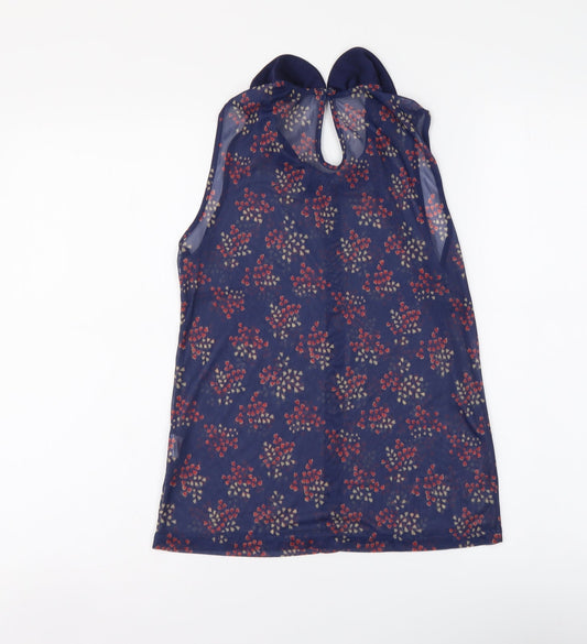 Womens UK Size 10 Atmosphere Blue Basic Tank