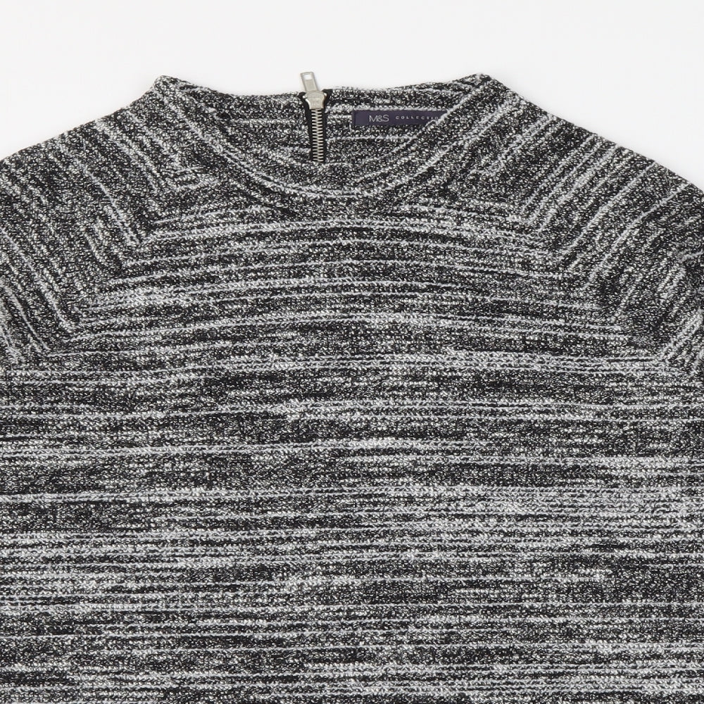 Womens UK Size 12 Marks and Spencer Grey Basic Blouse