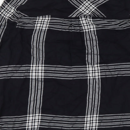 Womens UK Size 8 Marks and Spencer Black Basic Button-Up
