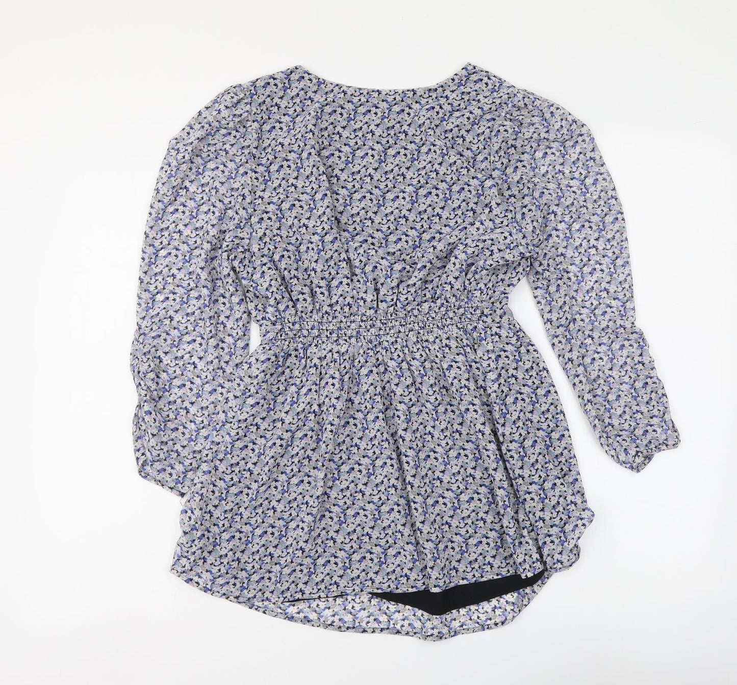 Womens UK Size S H&M Blue Basic Blouse