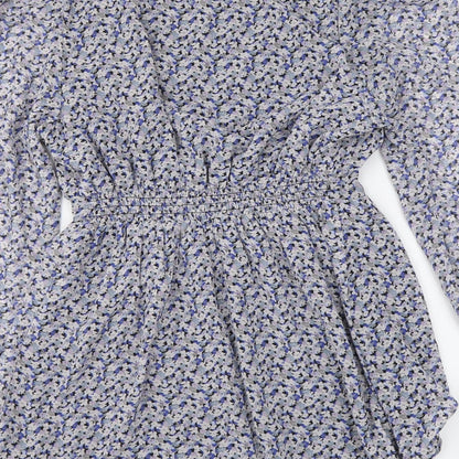 Womens UK Size S H&M Blue Basic Blouse