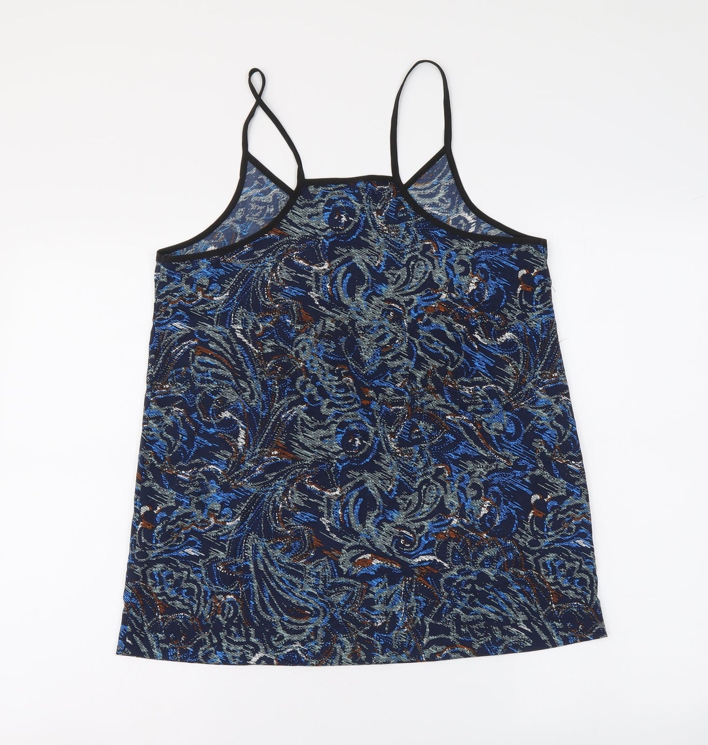 Womens UK Size M VERO MODA Blue Basic Tank