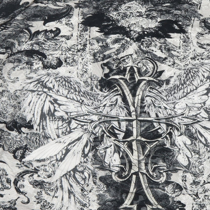 Betty Barclay Womens Black Geometric Polyester Basic Blouse Size M Round Neck