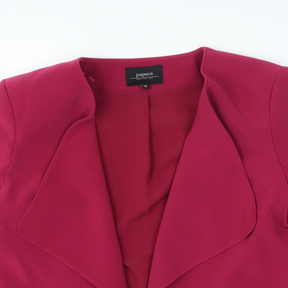 Womens UK Size 12 Papaya Purple Jacket