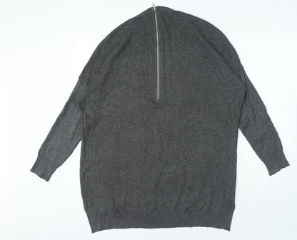 Womens UK Size L Select Grey Pullover Jumper
