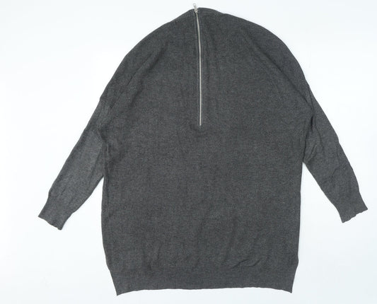 Womens UK Size L Select Grey Pullover Jumper