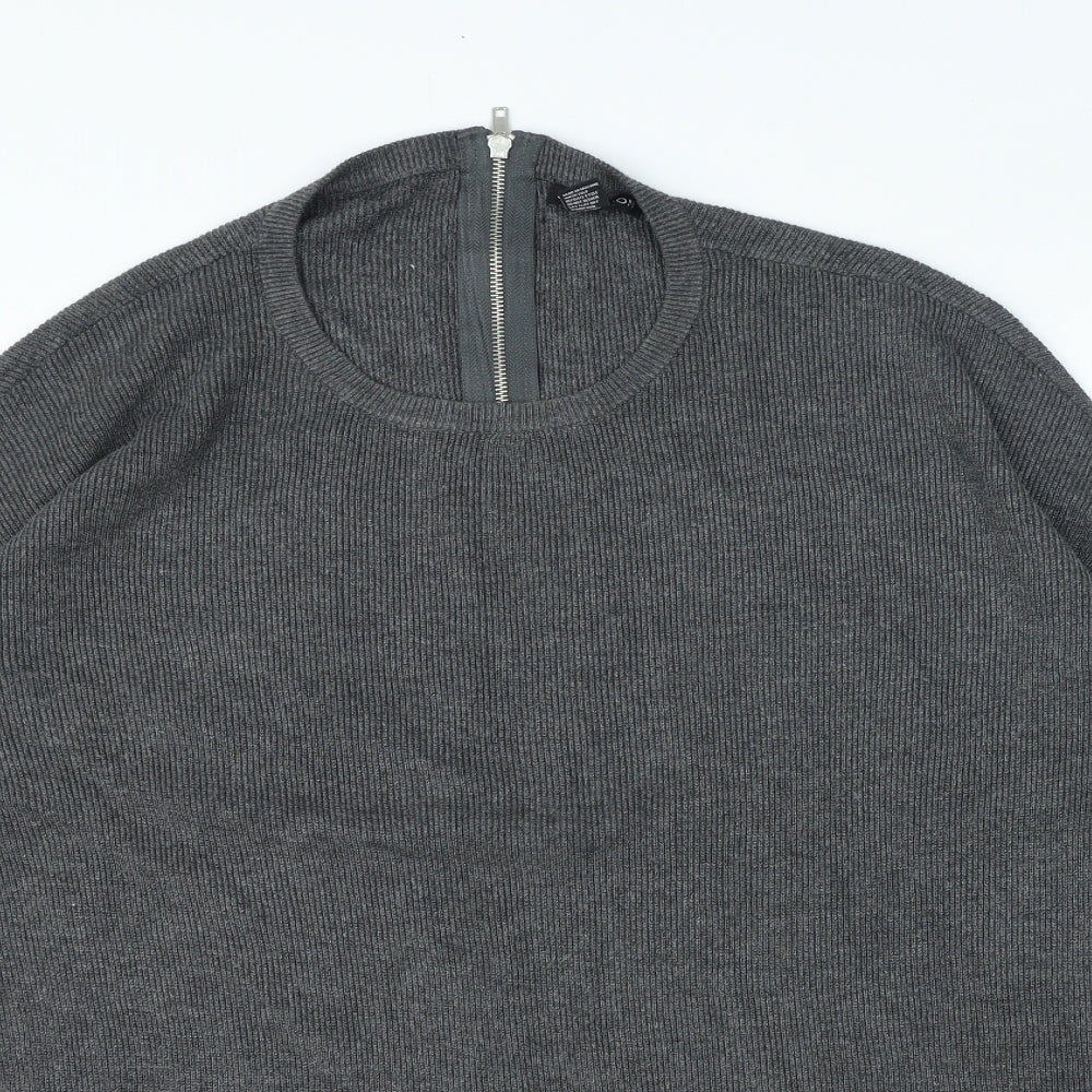 Womens UK Size L Select Grey Pullover Jumper