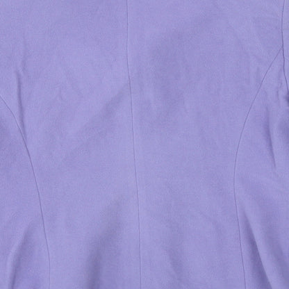Charles Gray London Womens Purple Jacket Size 12 Button