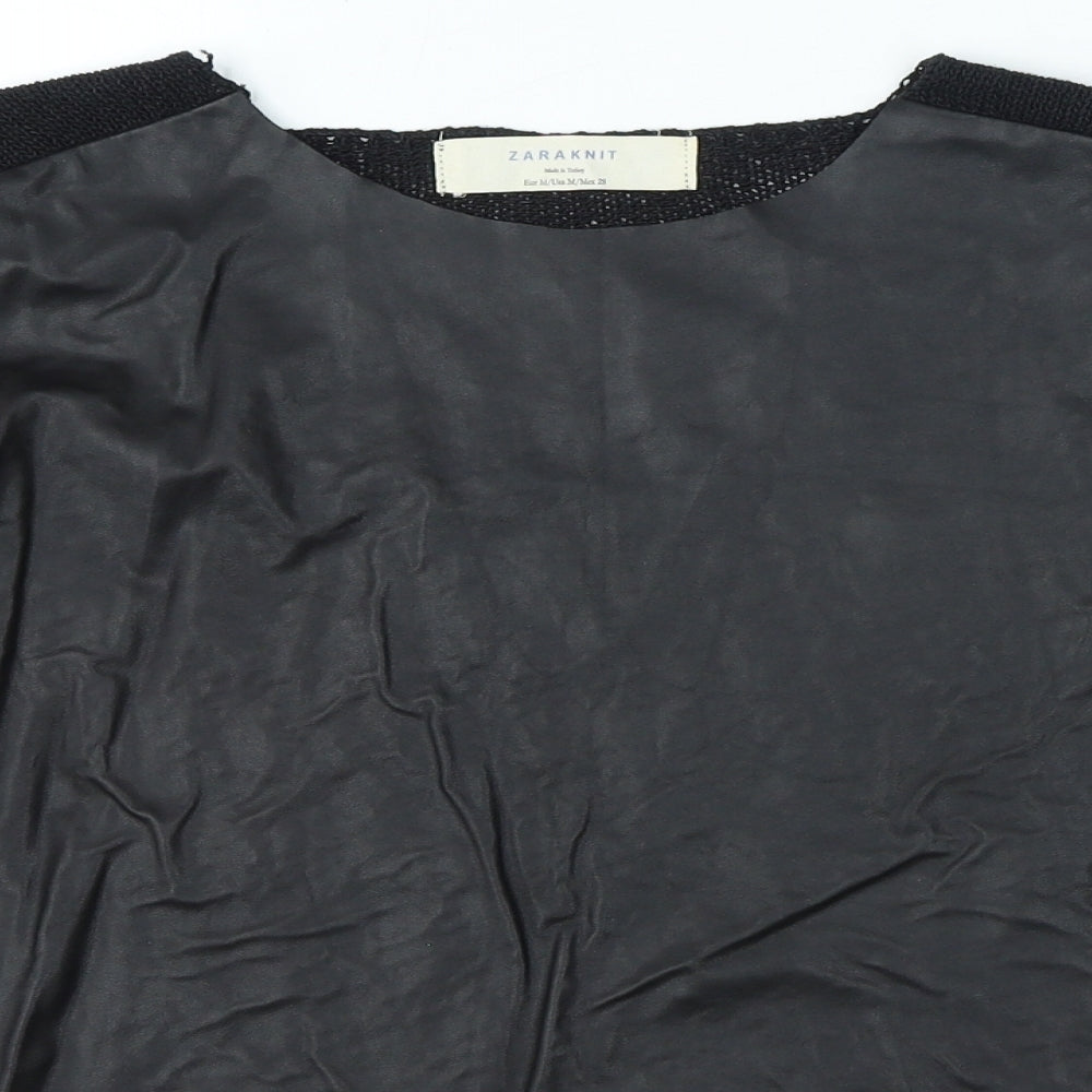 Womens UK Size M Zara Black Pullover Jumper