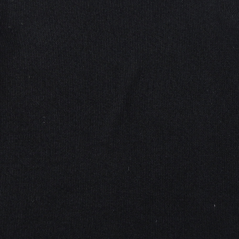 Womens UK Size M Zara Black Pullover Jumper