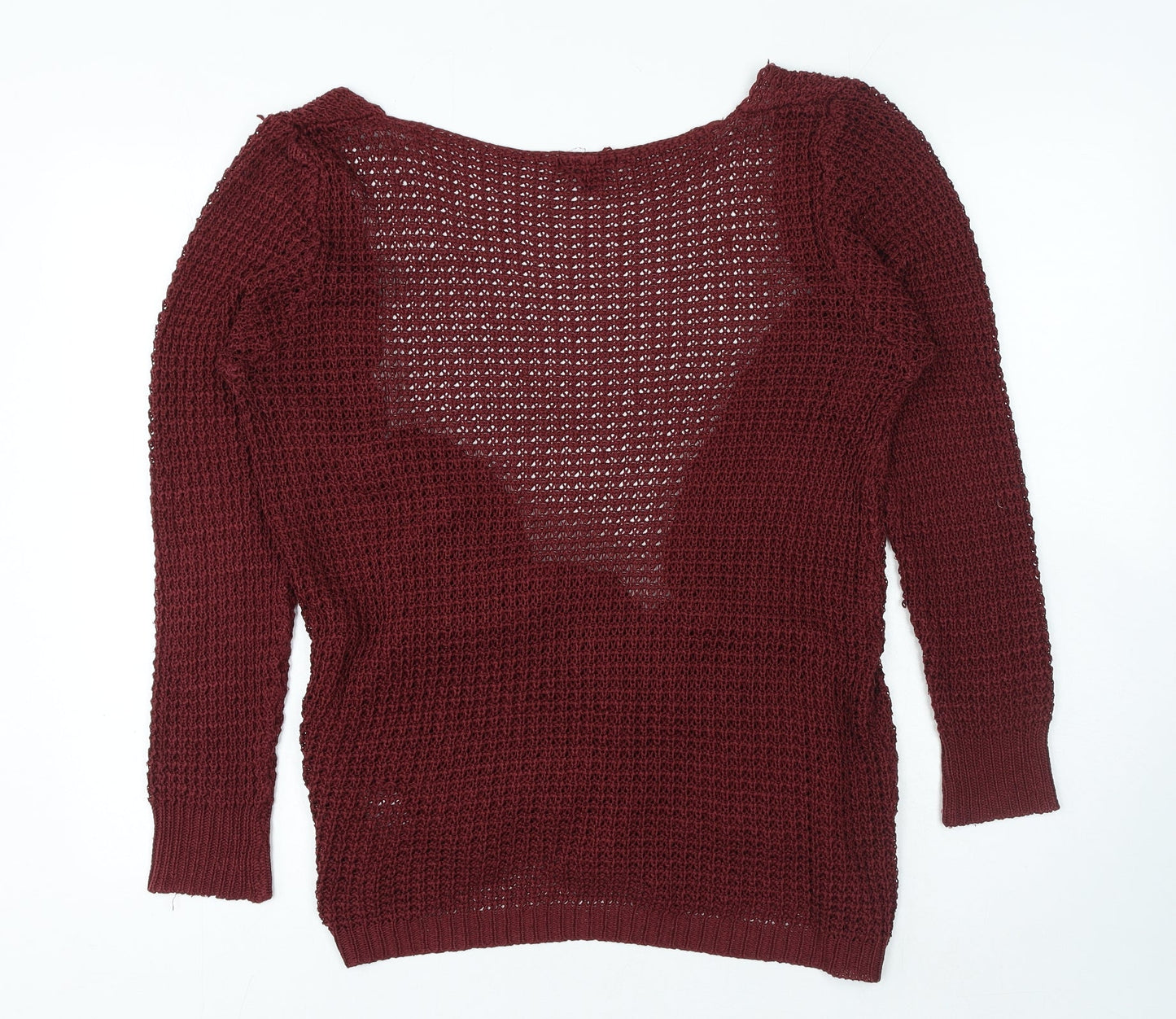 Womens UK Size 12 MANDI Red Cardigan Jumper