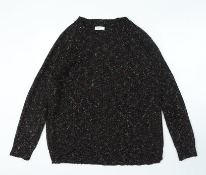 Womens UK Size L Papaya Multicoloured Pullover Jumper