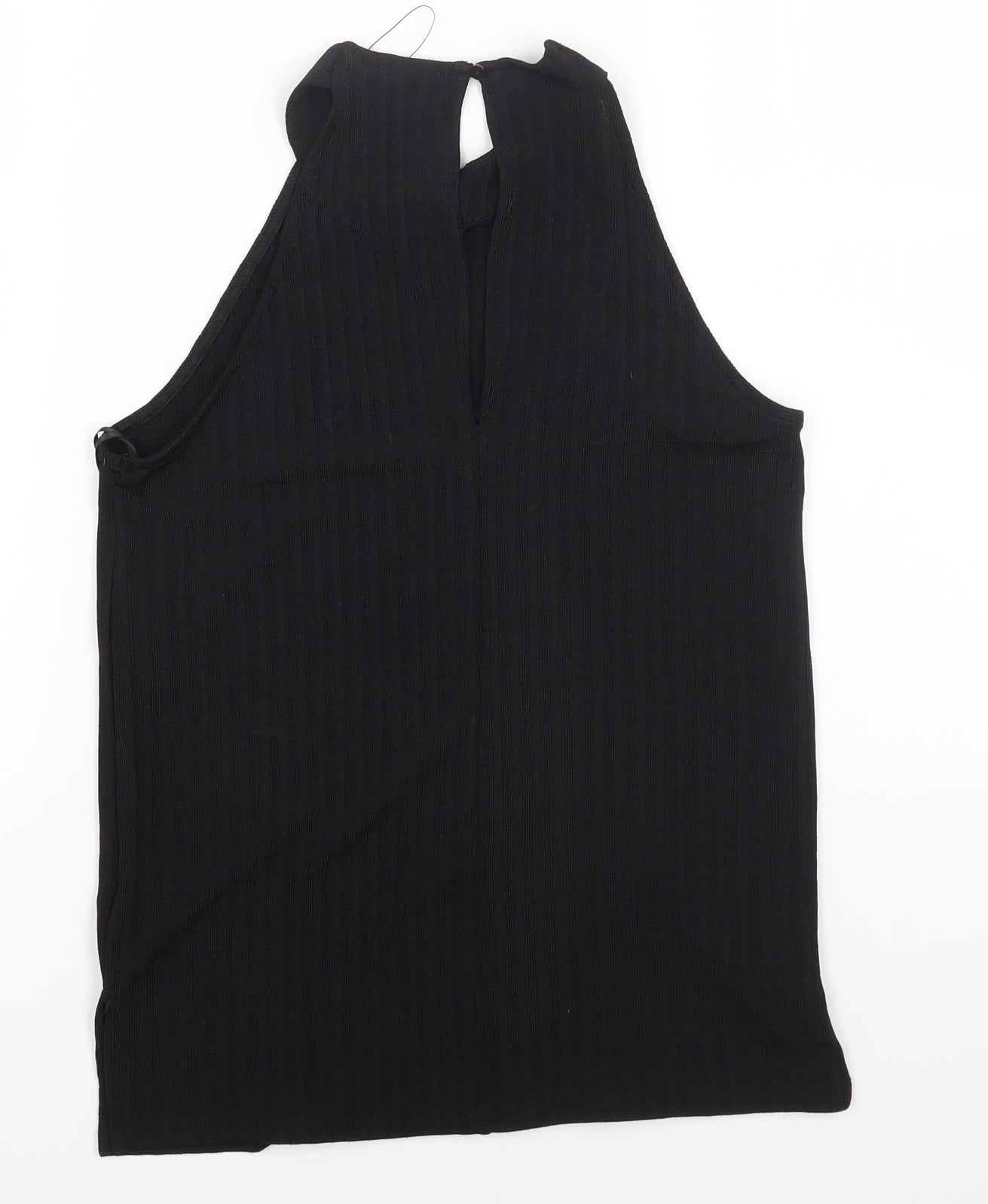 Womens UK Size 6 Marks and Spencer Black Basic T-Shirt