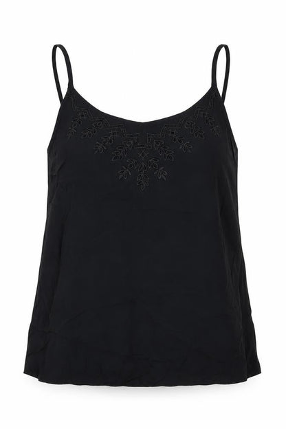 Womens UK Size 18 Classics Black Camisole Blouse