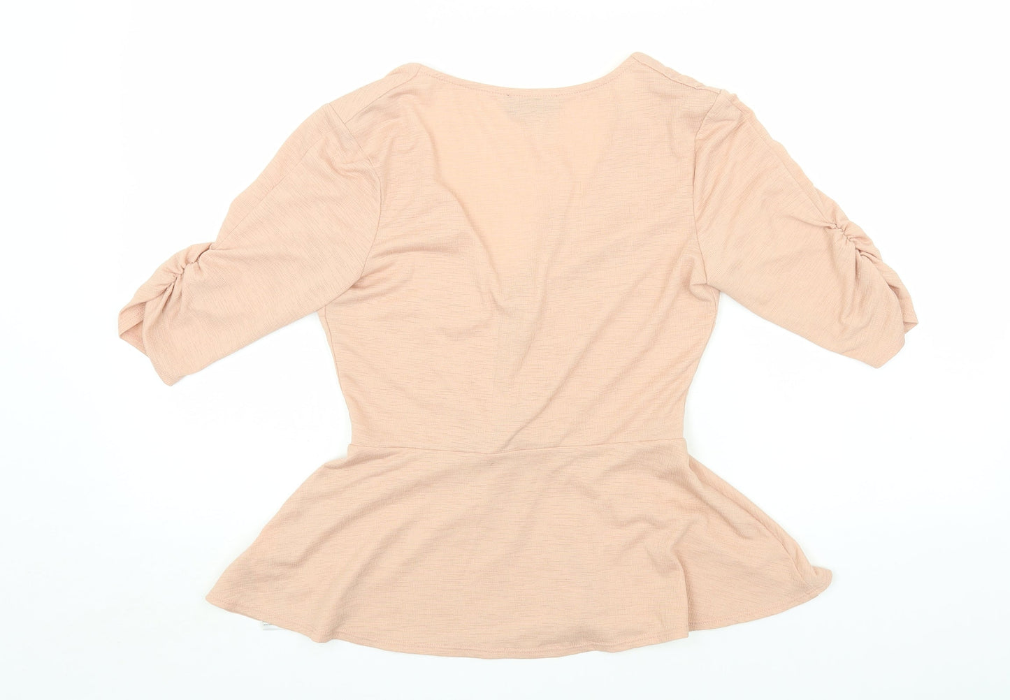 Womens UK Size 6 Topshop Beige Basic Tank