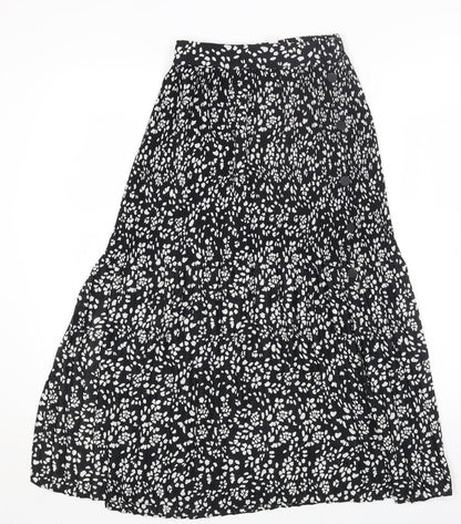 Womens UK Size 4 Topshop Maxi Chiffon Skirt